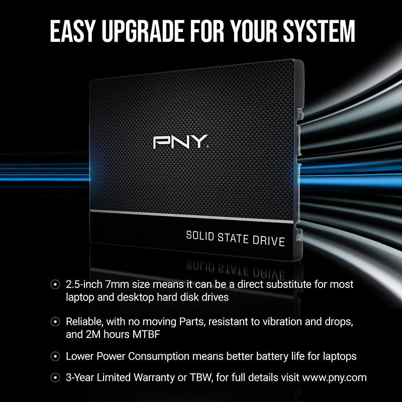 PNY CS900 SSD 250GB 2.5