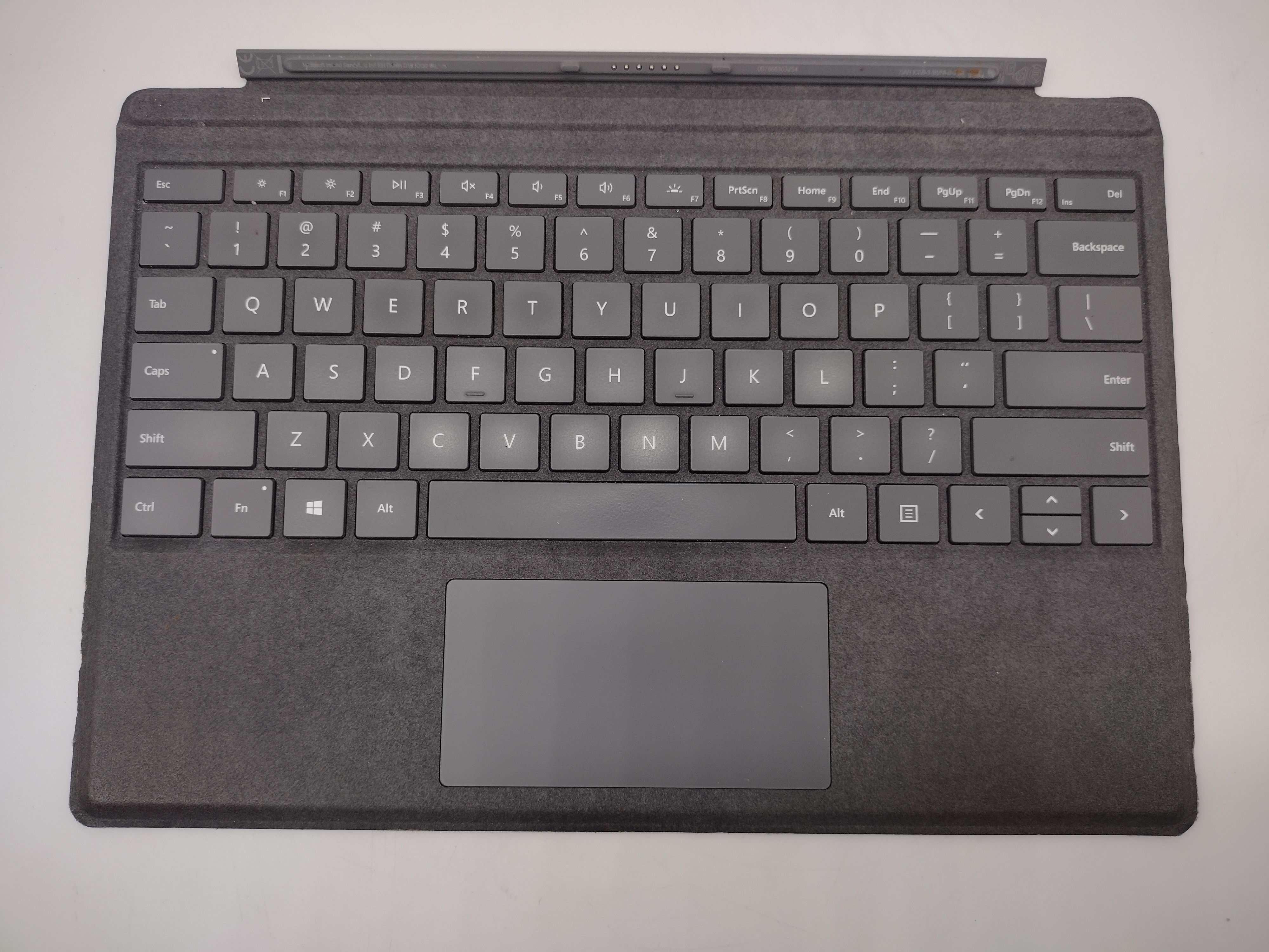Microsoft Surface Pro Type Cover Model 1725 Keyboard - Gray Grade C