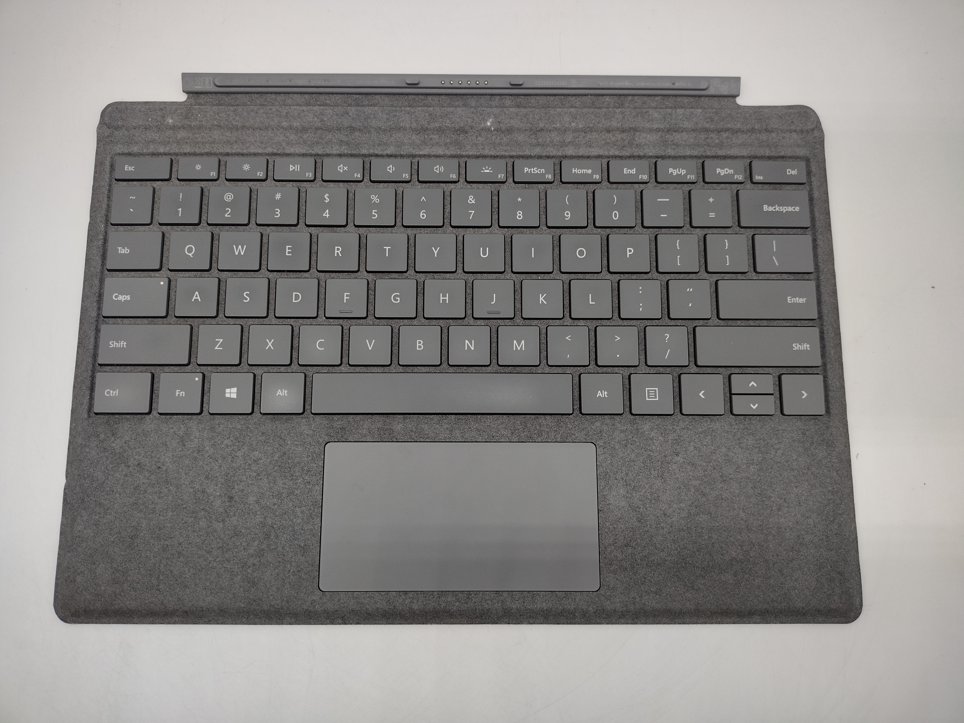 Microsoft Surface Pro 3 4 5 6 Type Cover Backlit Keyboard 1725 Grey Gray