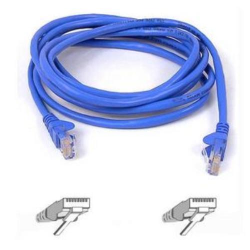Belkin 4ft 10/100BT RJ45M/RJ45M CAT5E Network Ethernet Patch Cable Blue