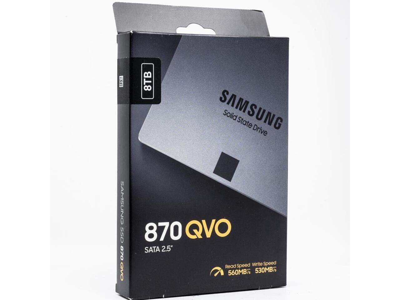 Brand New Samsung 870 QVO 8TB 2.5" SATA III Internal SSD 8 TB MZ-77Q8T0B/AM