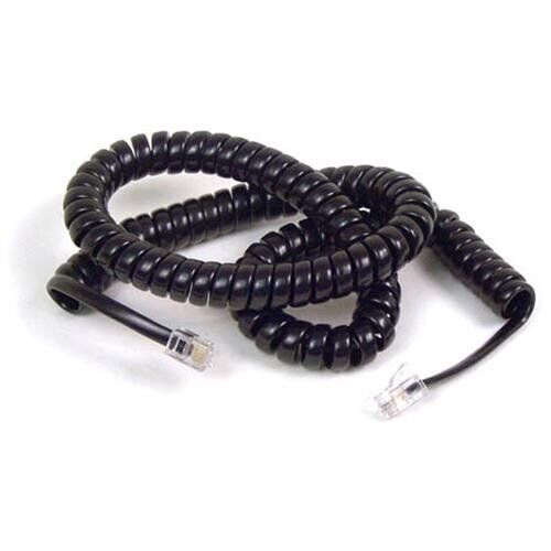 Belkin Coiled Telephone Handset Cable - 1 X Rj-11 Male - 1 X Rj-11 Male - 25ft -