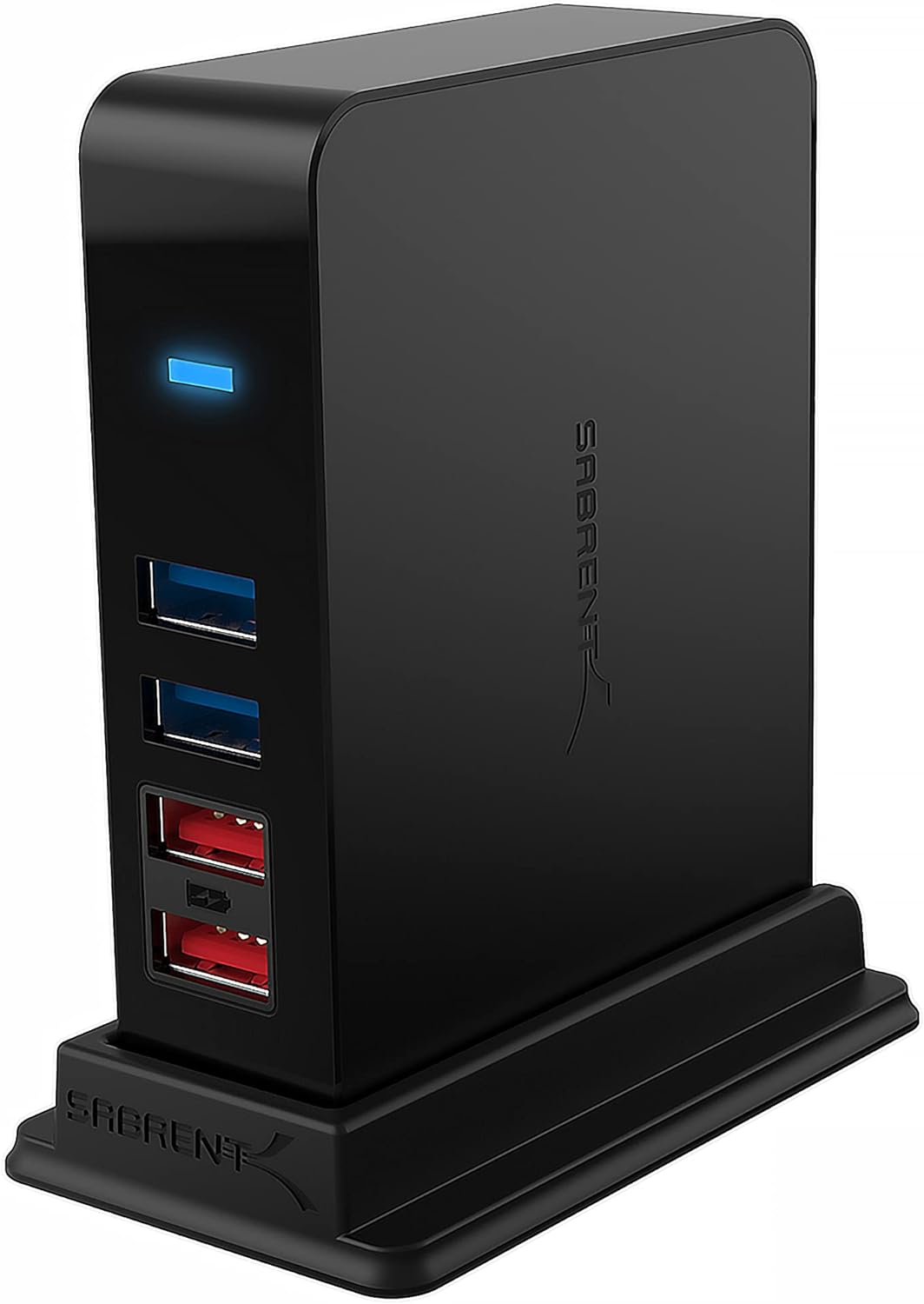 Sabrent 7 Port USB 3 HUB 2 Charging Ports W 12V 4A Power Adapter HB-U930