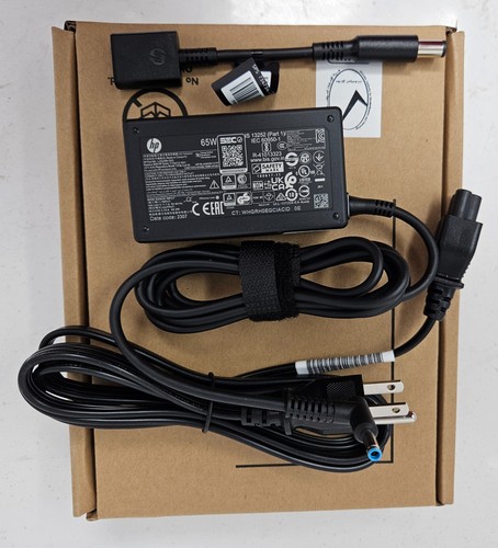 New HP 65W Smart AC Adapter L25298-003 TPN-DA17 H6Y89AA ABA