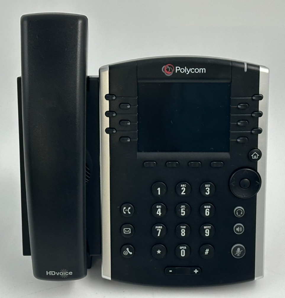 POLYCOM VVX410 GIGABIT IP POE DESK PHONE 2201-46186-001 Mci81