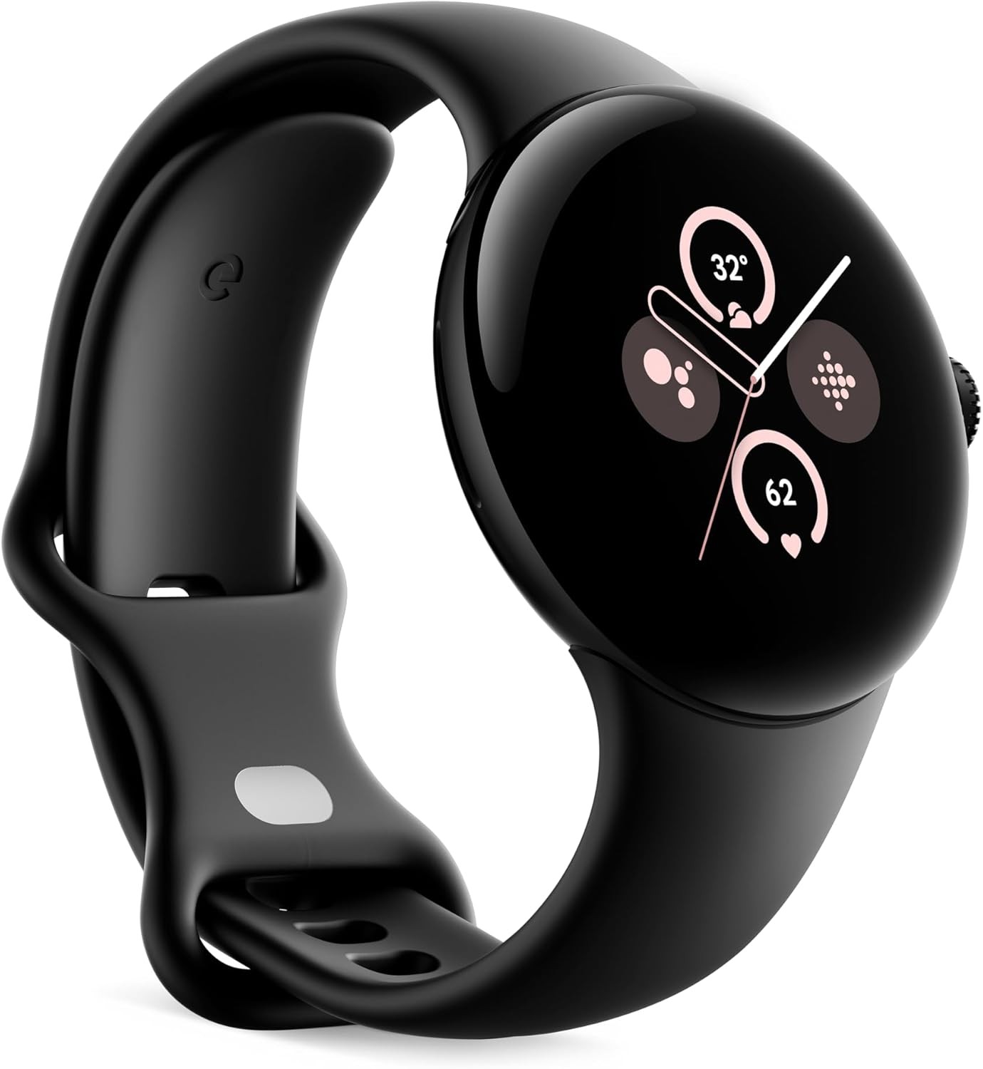 Google Pixel Watch 2 GPS LTE 41mm Matte Black Aluminum Obsidian Active Band