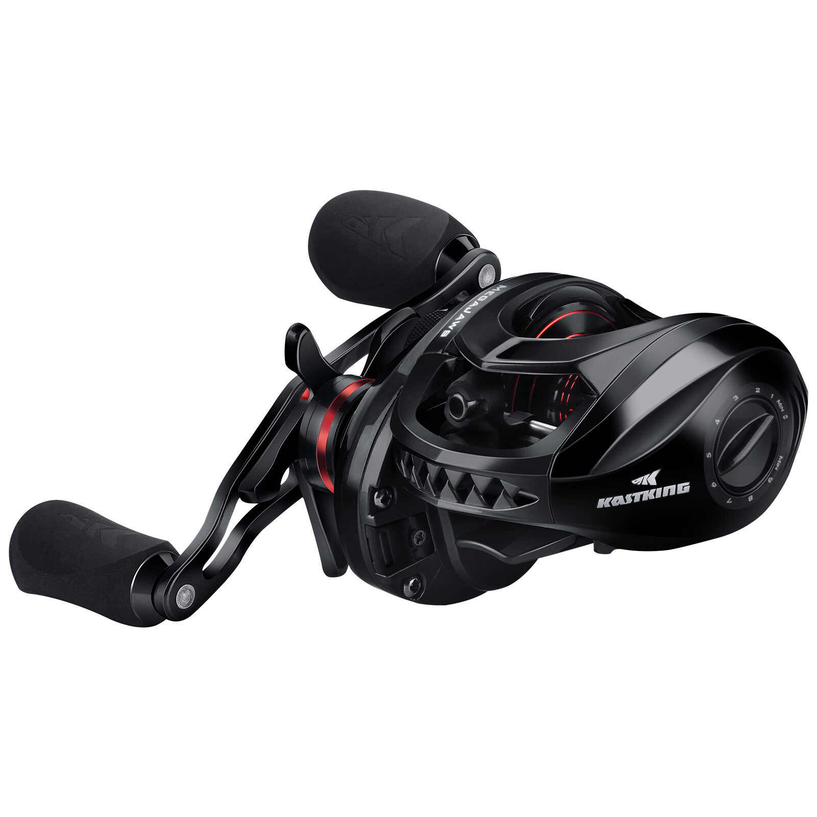 KastKing MegaJaws 7.2:1 Right Handed Baitcasting Fishing Reel 17.6 Lbs Max Drag