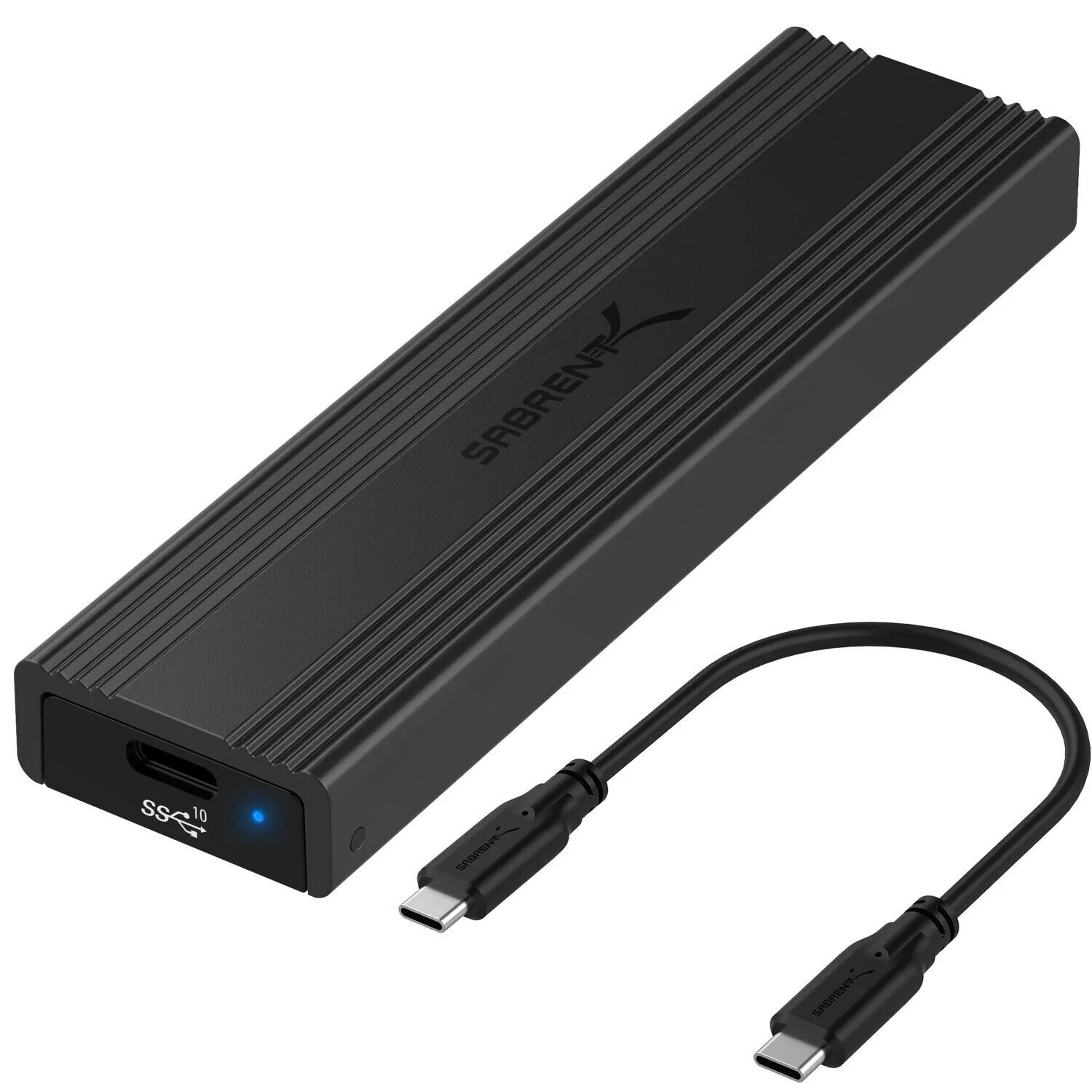 New SABRENT USB Type C Enclosure For M.2 PCIe NVMe And SATA SSD EC-SNVE
