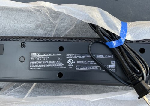 Sony HT-S350 2.1 Channel Soundbar With Wireless Subwoofer And Dolby Digital — photo 5