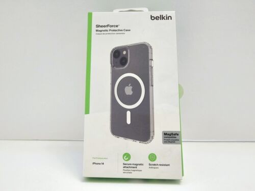 iPhone 14 Phone Case Belkin SheerForce MagSafe Compatible Phone Magnetic Case