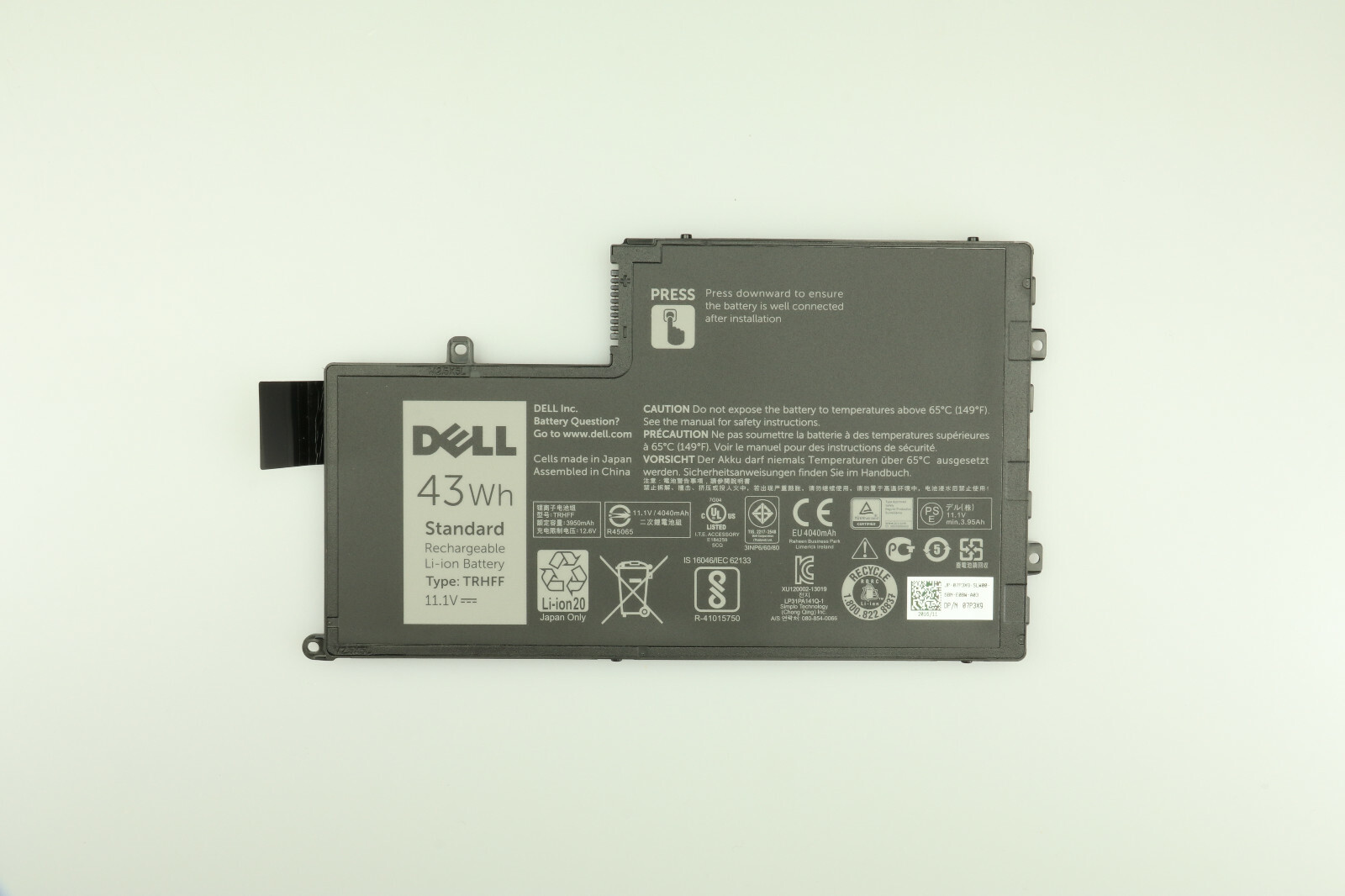 NEW Genuine Dell Inspiron 14 5447 15 5547 43Wh 3-cell Laptop Battery TRHFF — photo 5