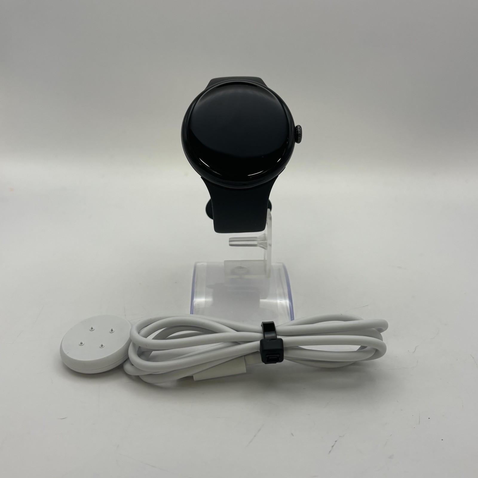 Google Pixel Watch 3 45mm Black Aluminum LTE Black Sport Band Grade B