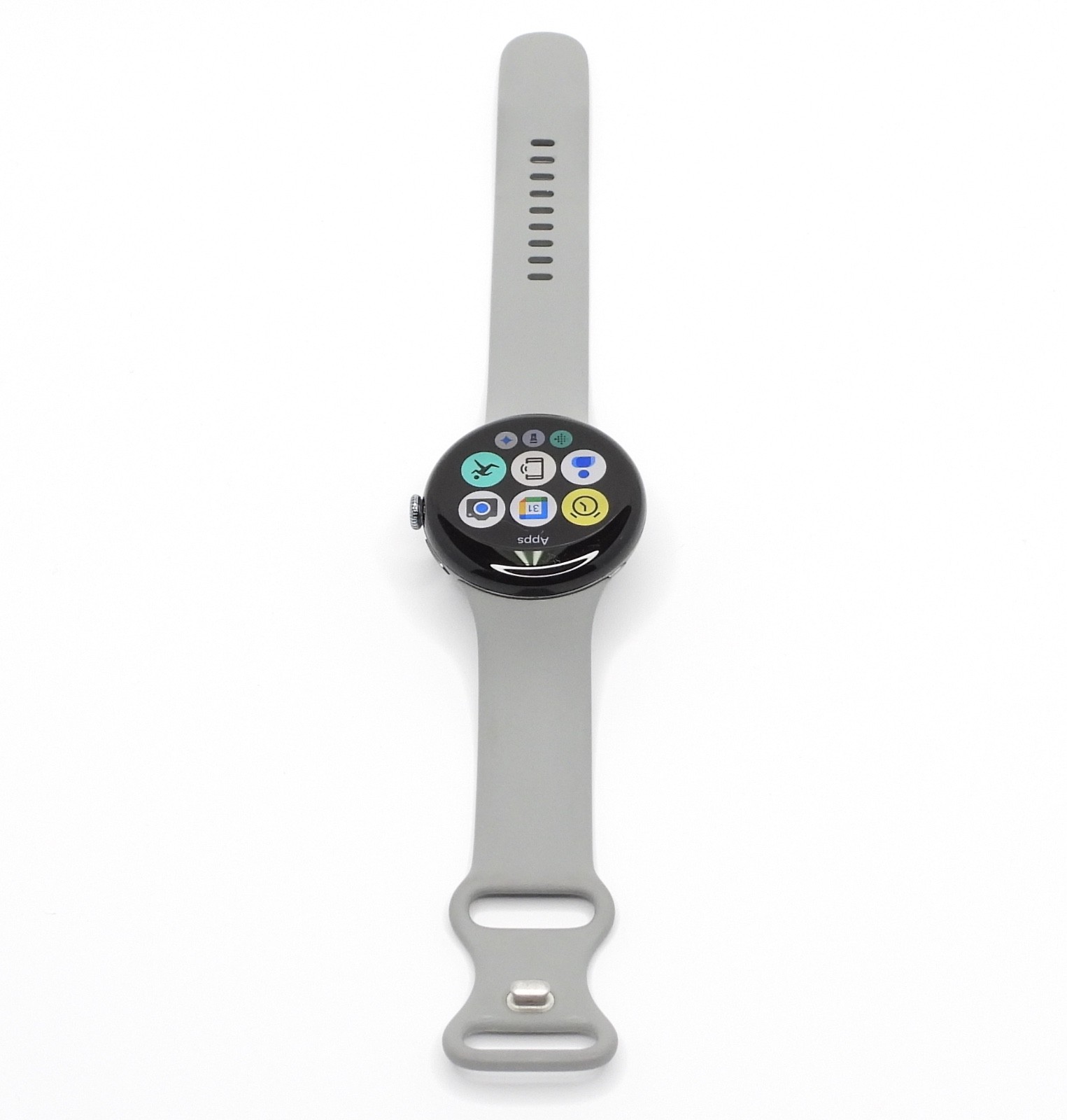Google Pixel Watch 3 45mm Wi-Fi Aluminum Case Matte Hazel Band — photo 3