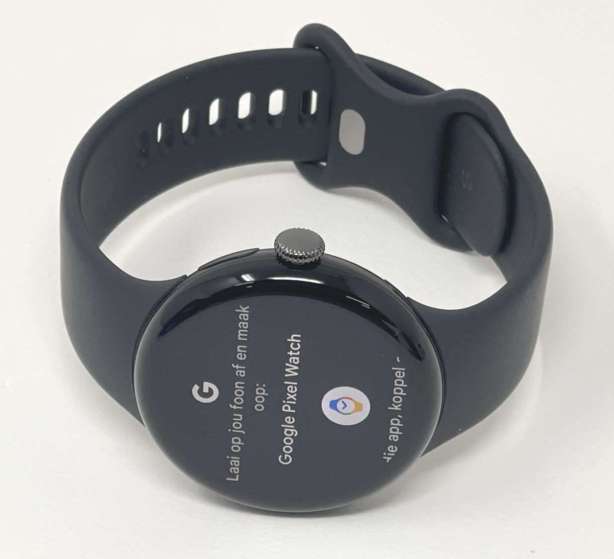 Google Pixel Watch 3 45mm Matte Black Aluminum Obsidian Cellular W Extra Band — photo 2