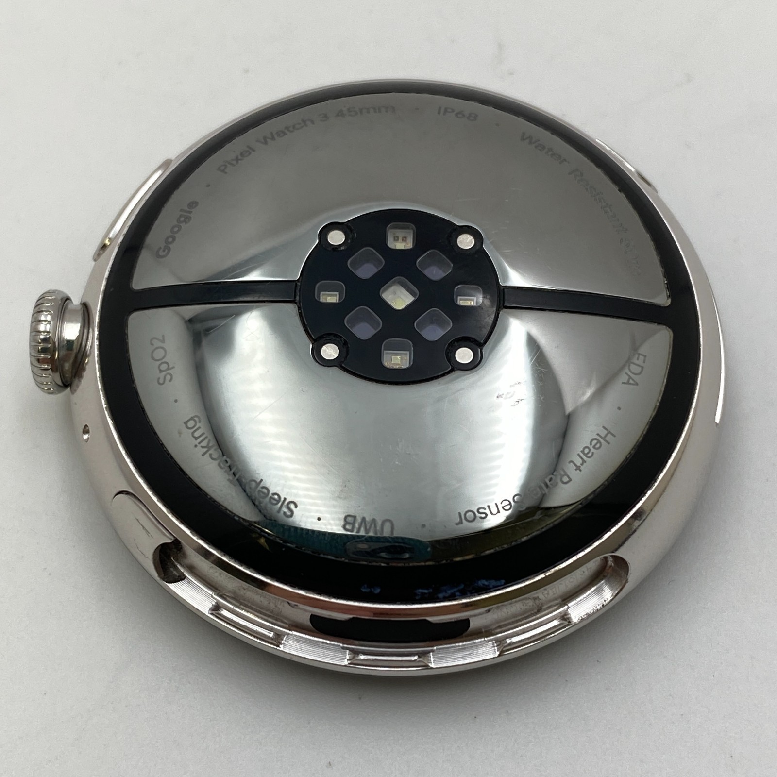Google Pixel Watch 3 45mm Aluminum Polished Silver Good Condition — photo 3
