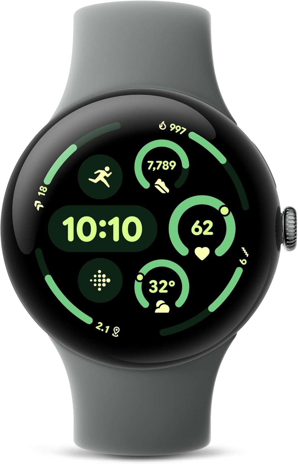 Google Pixel Watch 3 45mm LTE WI-Fi  Bluetooth Matte Hazel Blue Band Grade A