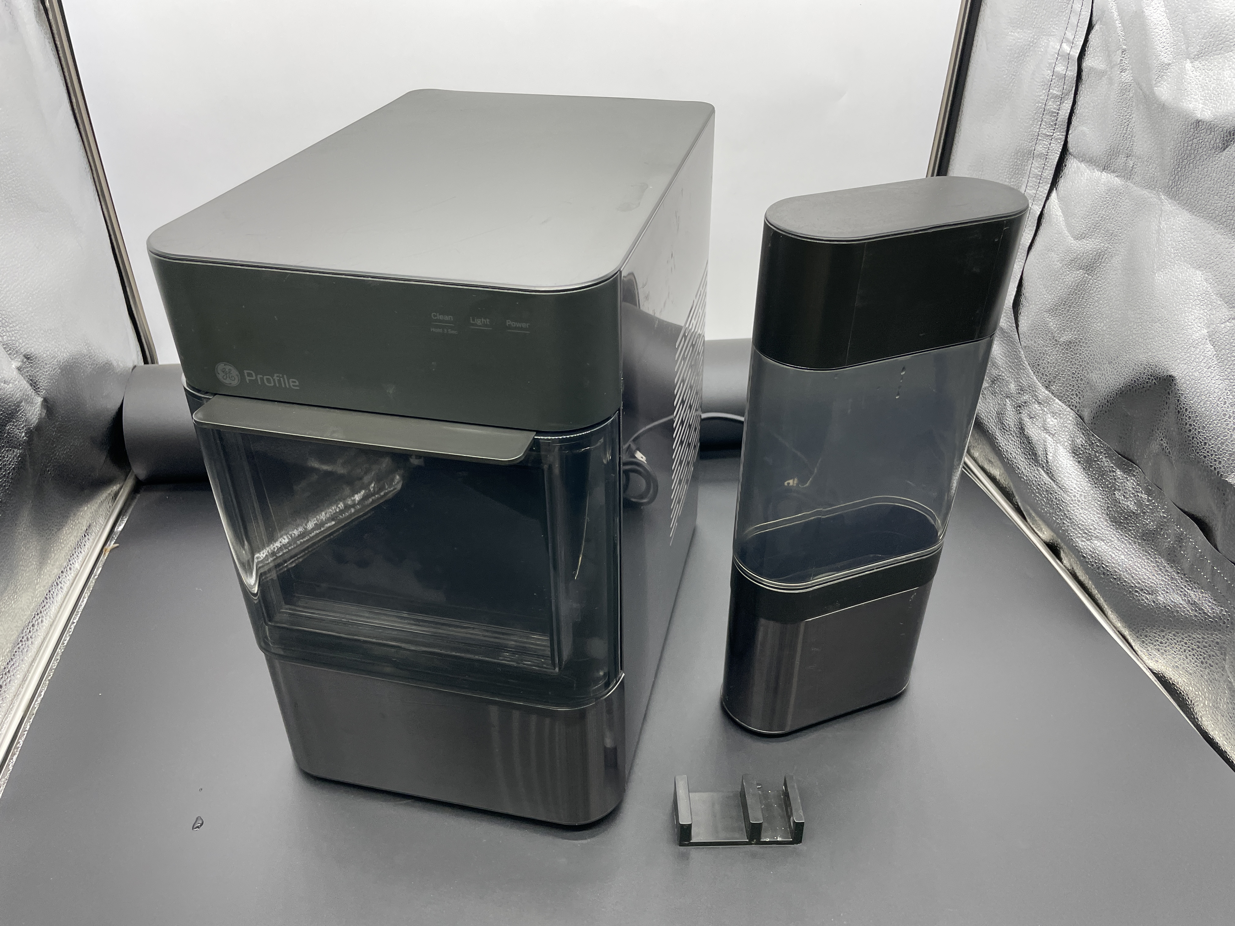 GE Profile Opal 2.0 Nugget Ice Maker WSide Tank XPIO13BCBBT Black Stainless