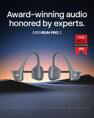 SHOKZ OpenRun Pro 2 Bone Conduction Headphones Bluetooth Wireless SHOKZ S820 — photo 2