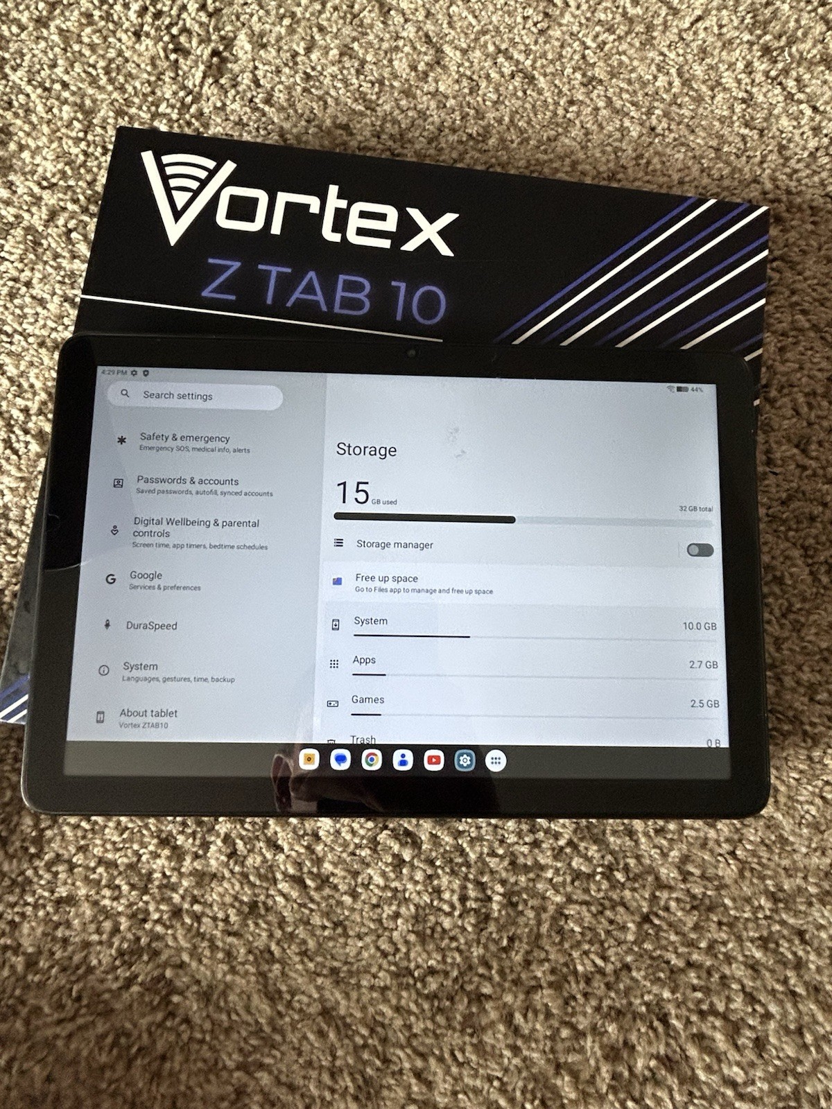 Vortex ZTAB10 10.1" 32GB 4GB RAM ARMY GREEN
