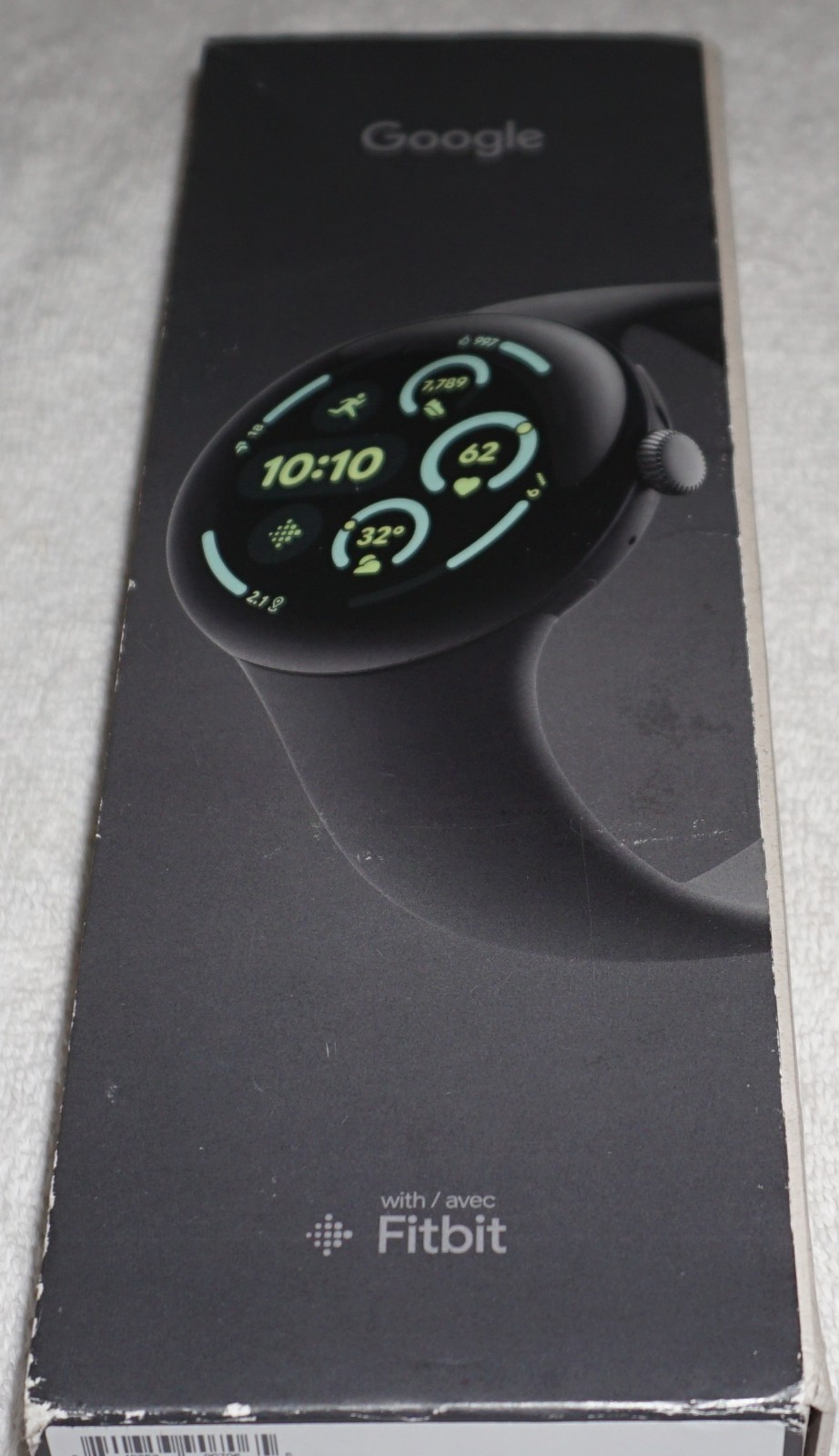 Google Pixel Watch 3 45mm WiFi GPS Obsidian Matte Black GA05785-US 3rd Gen Good