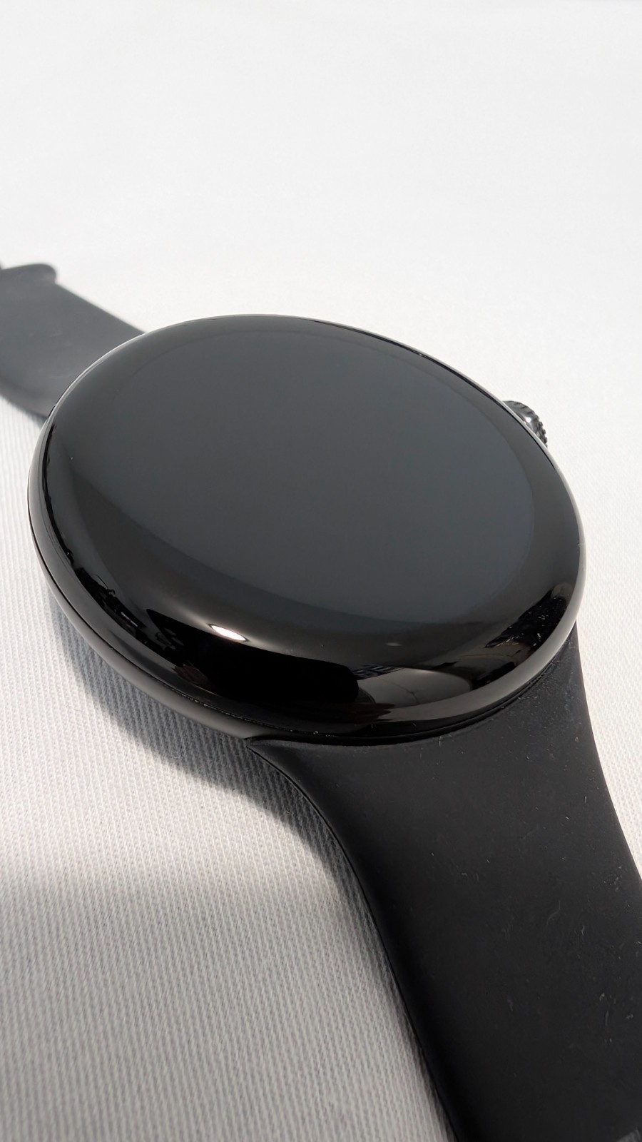 Google Pixel Watch 2 41mm Wi-Fi Matte Black With Obsidian Black Silicone Band — photo 2