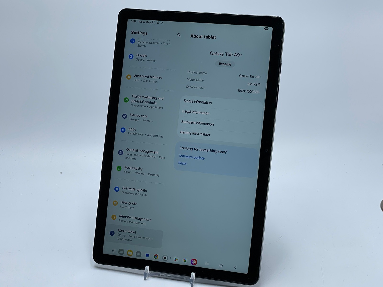 Samsung Galaxy Tab A9 64GB SM-X210 WiFi Only Graphite X-0007 — photo 2