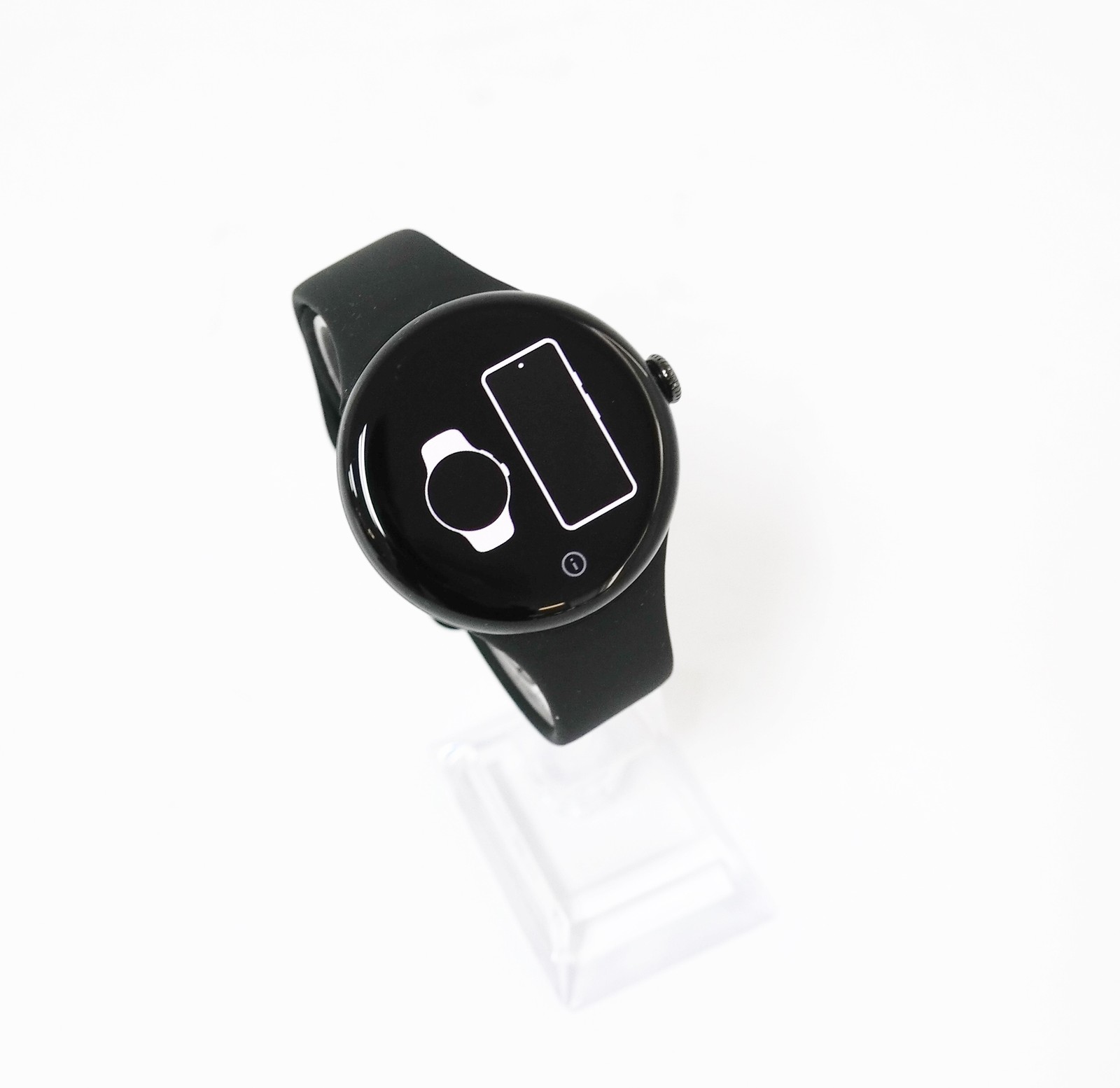 Google Pixel Watch 3 LTE 45mm Matte Black Obsidian Band GA05773-US — photo 2