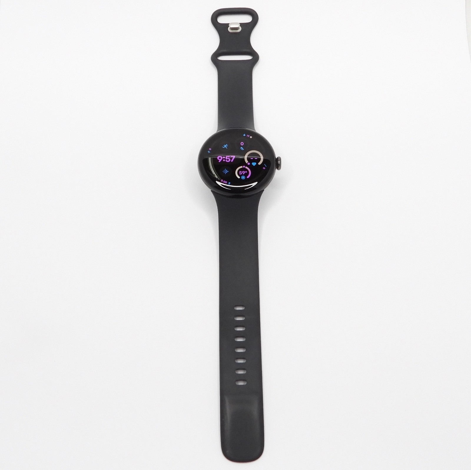 Google Pixel Watch 3 WiFi 41mm Matte Black Obsidian Band  GA05751-US — photo 3