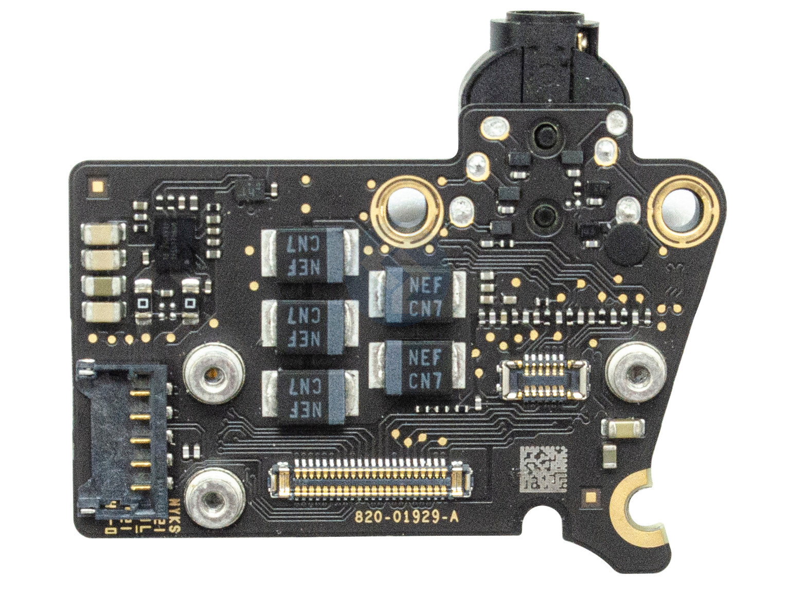 USED Black Audio Jack Board 820-01929-A For Apple Macbook Air 13" A2337 2020 — photo 2