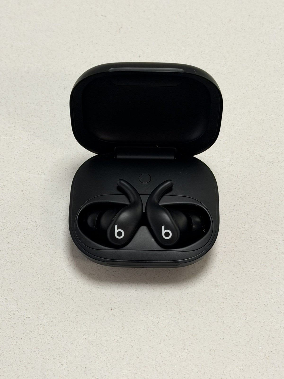 Beats - Black Powerbeats Fit True Wireless Noise Cancelling In-Ear Earbuds