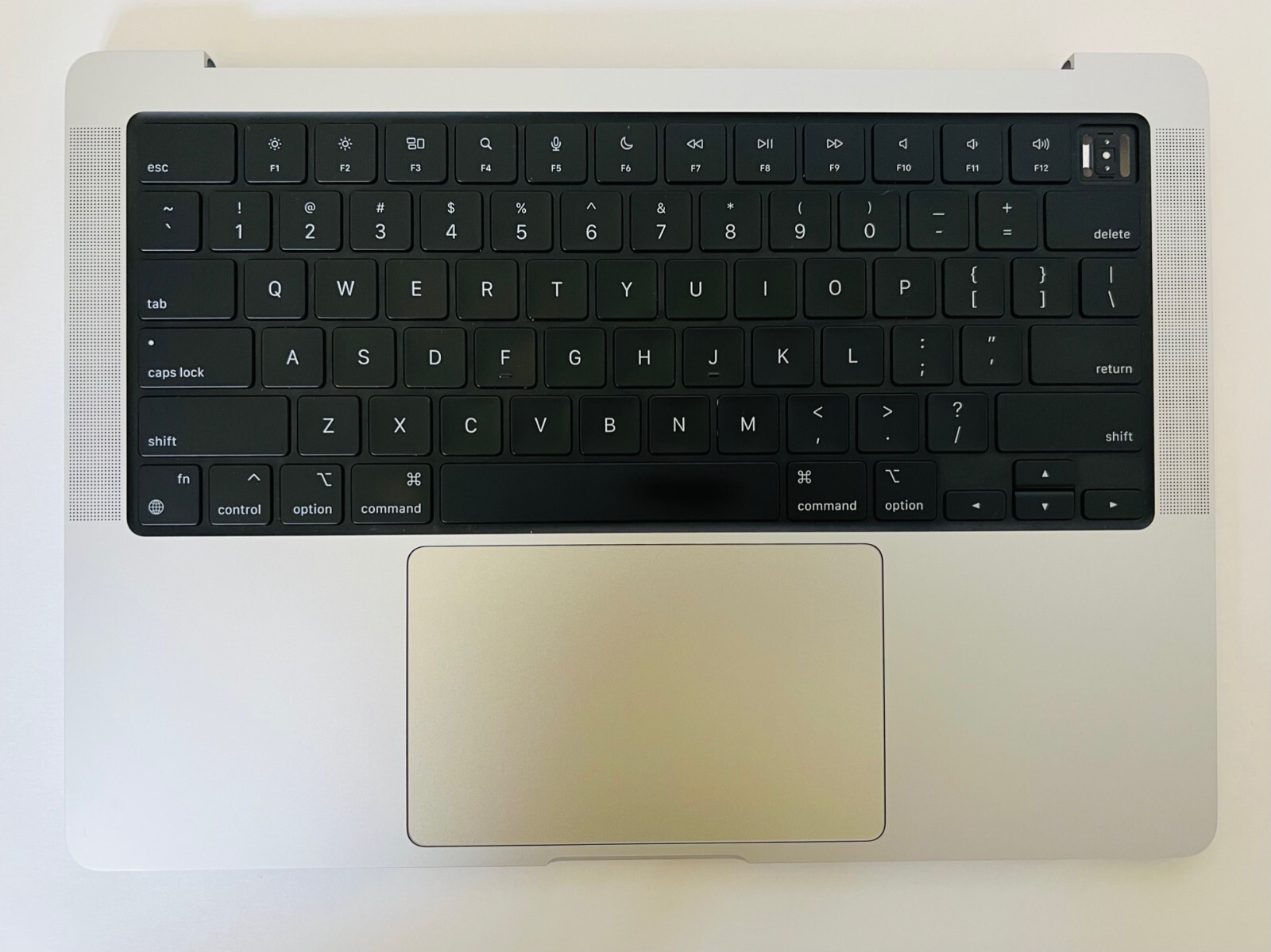 Apple MacBook Pro M1 Pro 14" 2021 Genuine A2442 Keyboard Topcase Battery Silver