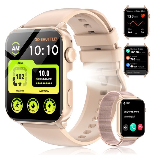 Bluetooth Smart Watch Make Call Fitness Tracker Blood Pressure Oxygen Heart Rate
