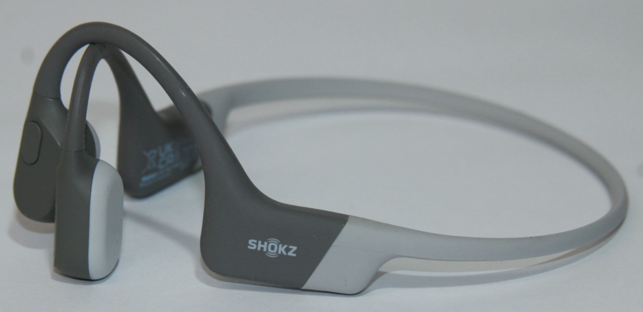 Shokz - OpenRun S803 Bone Conduction Open-Ear Endurance HP - Gray - No Charger