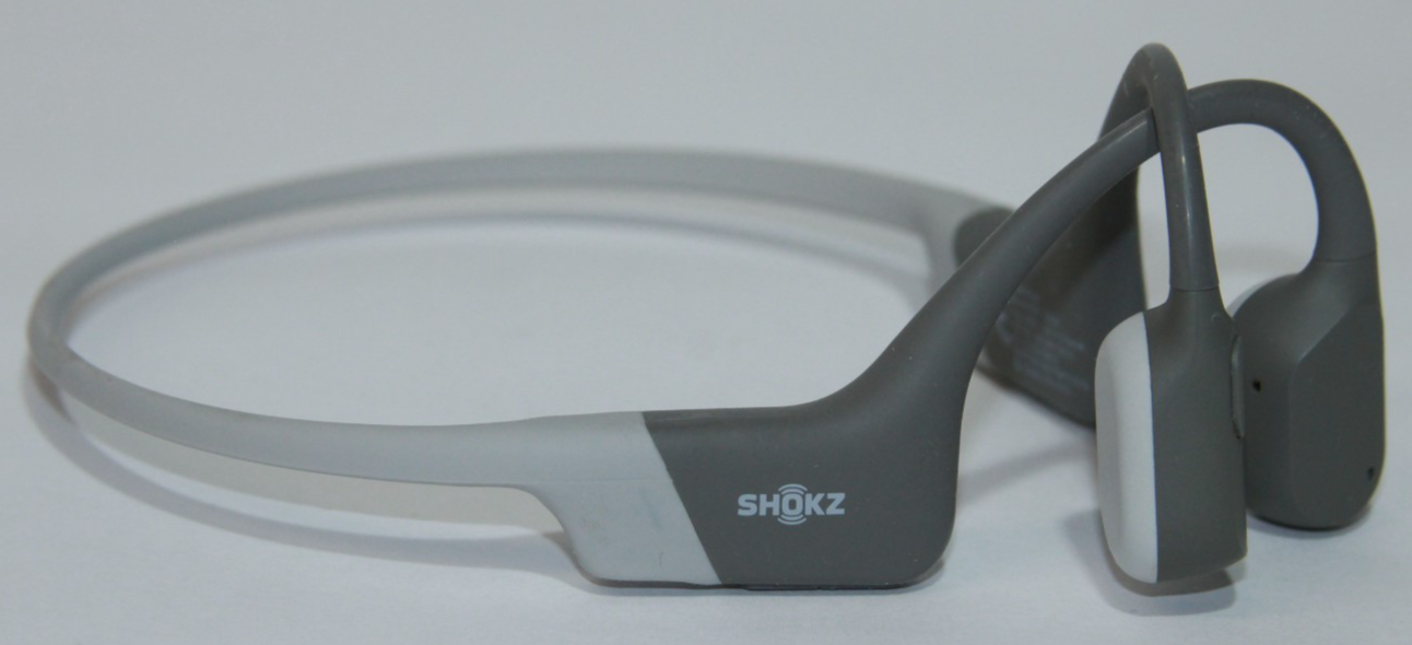 Shokz - OpenRun S803 Bone Conduction Open-Ear Endurance HP - Gray - No Charger — photo 2