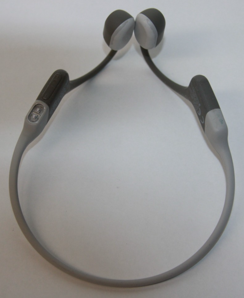 Shokz - OpenRun S803 Bone Conduction Open-Ear Endurance HP - Gray - No Charger — photo 5