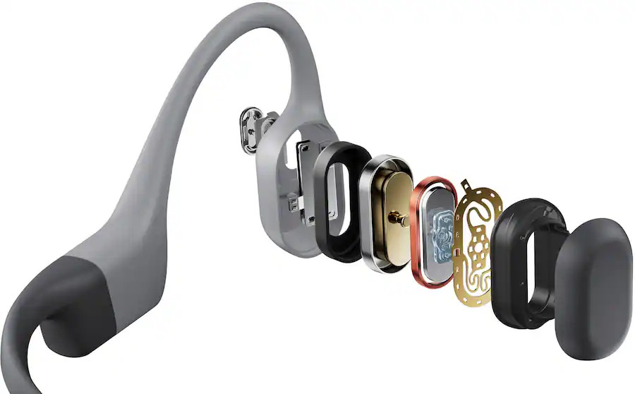 Shokz - OpenSwim Pro Bone Conduction Sports Headphone - Gray VG (READ) — photo 3