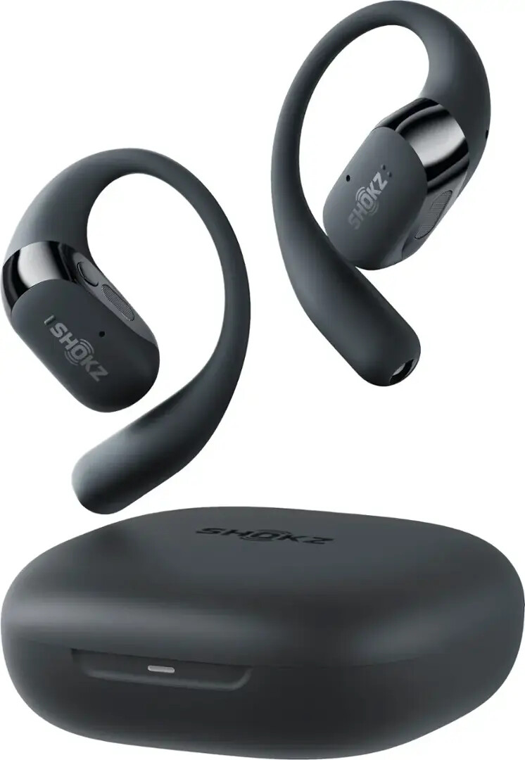 Shokz OpenFit 2 Open-Ear True Wireless Earbuds Black - T920-ST-BK-US - READ - VG — photo 2