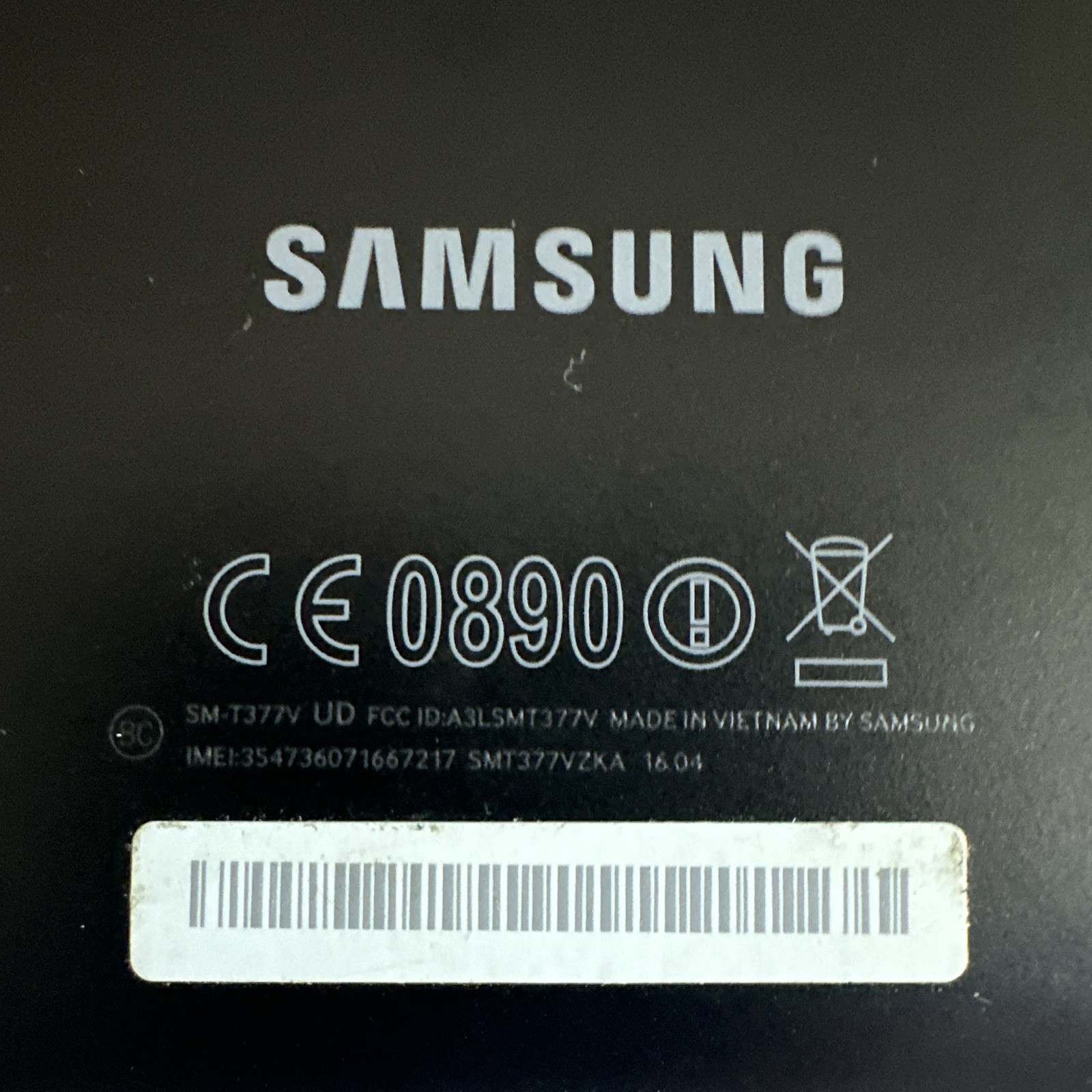 Samsung Galaxy Tab E SM-T377V Verizon 16GB 8in Android Tablet Black Wi-Fi — photo 3