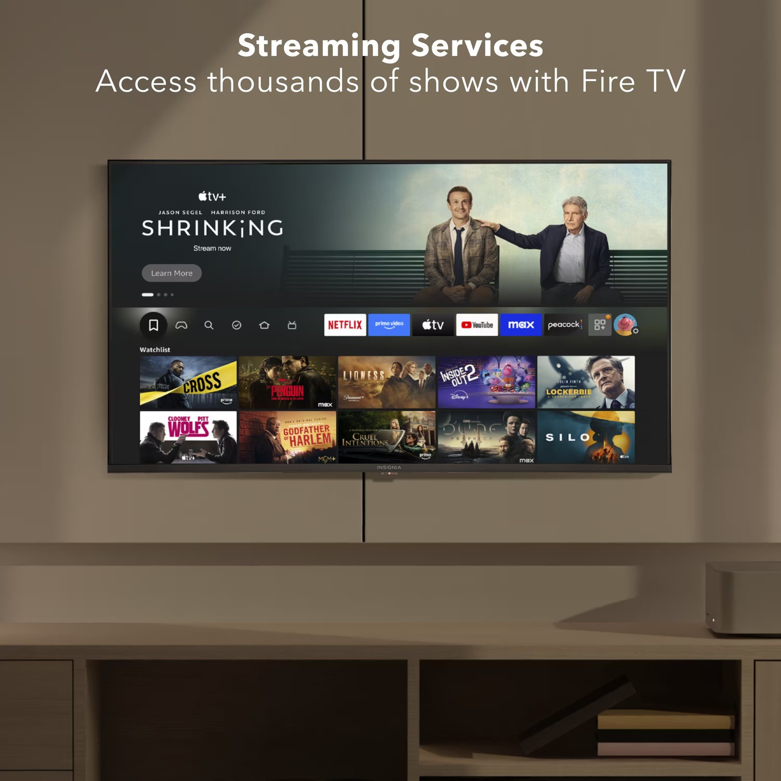 Insignia- 43" Class F50 Series LED 4K UHD Smart Fire TV — photo 2