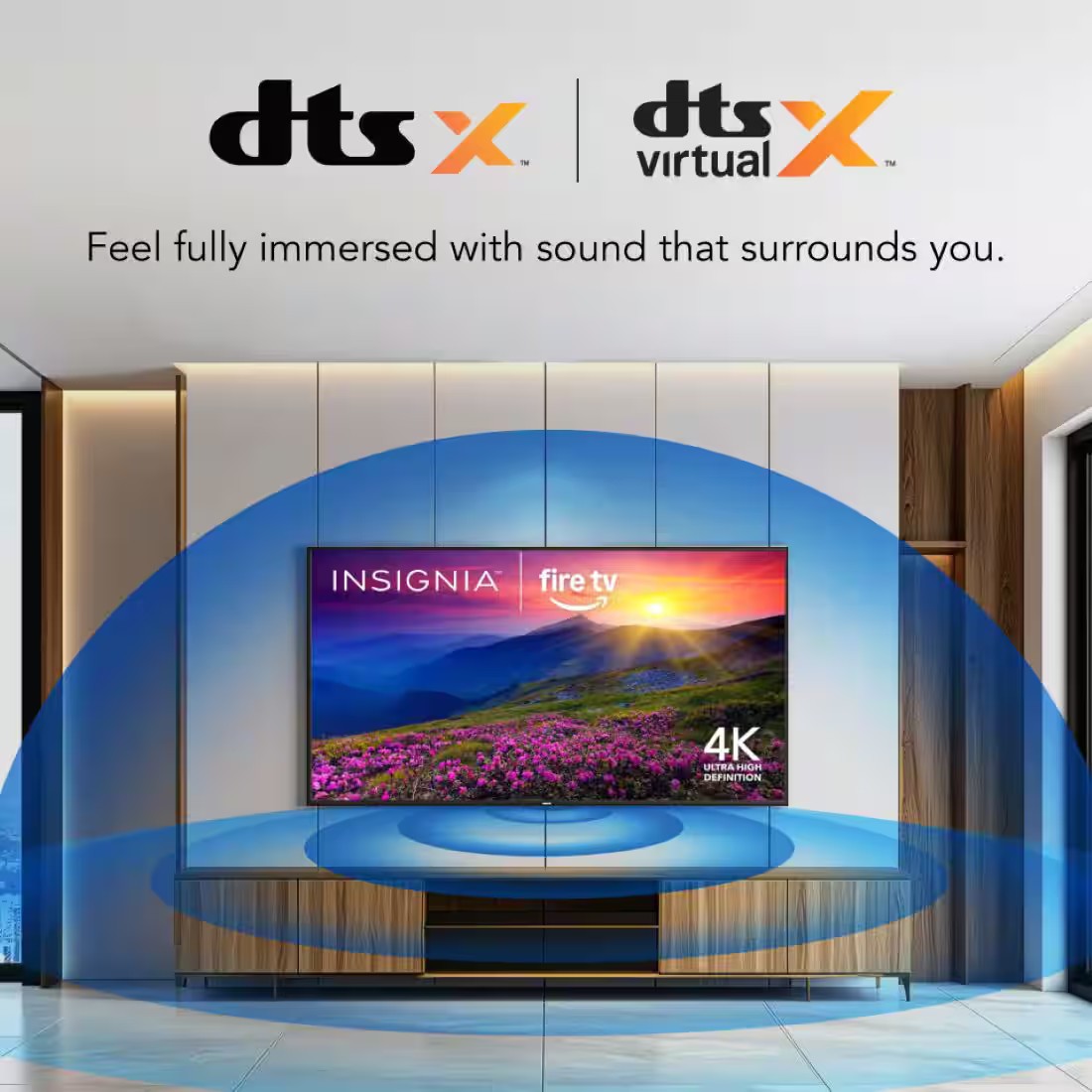 Insignia- 43" Class F50 Series LED 4K UHD Smart Fire TV — photo 4