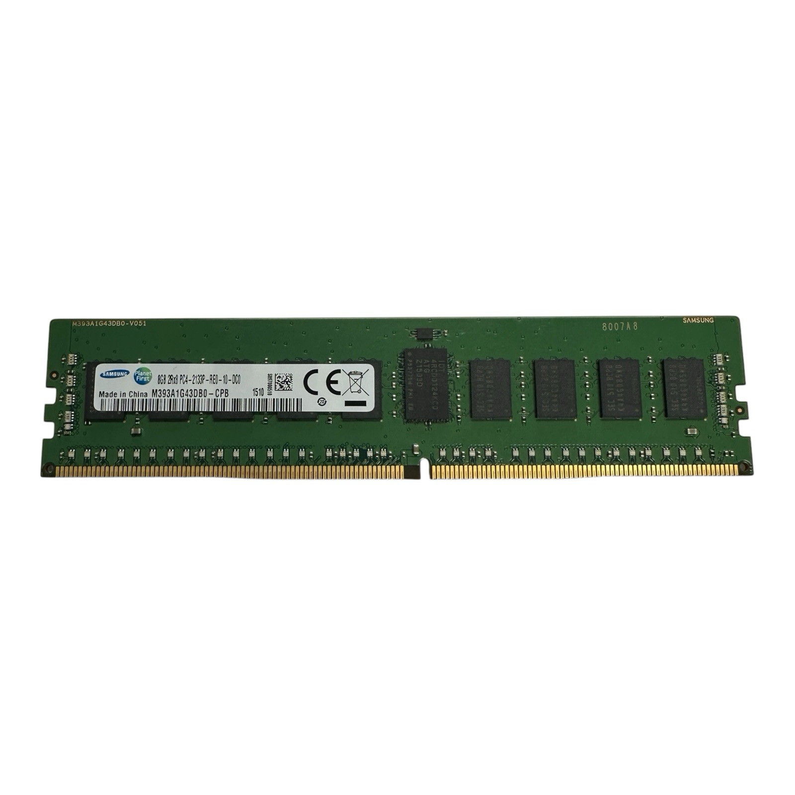 Samsung 8GB RAM PC4-2133P-RE0-10-DC0 ECC REG Server Memory M393A1G43DB0-CPB0Q