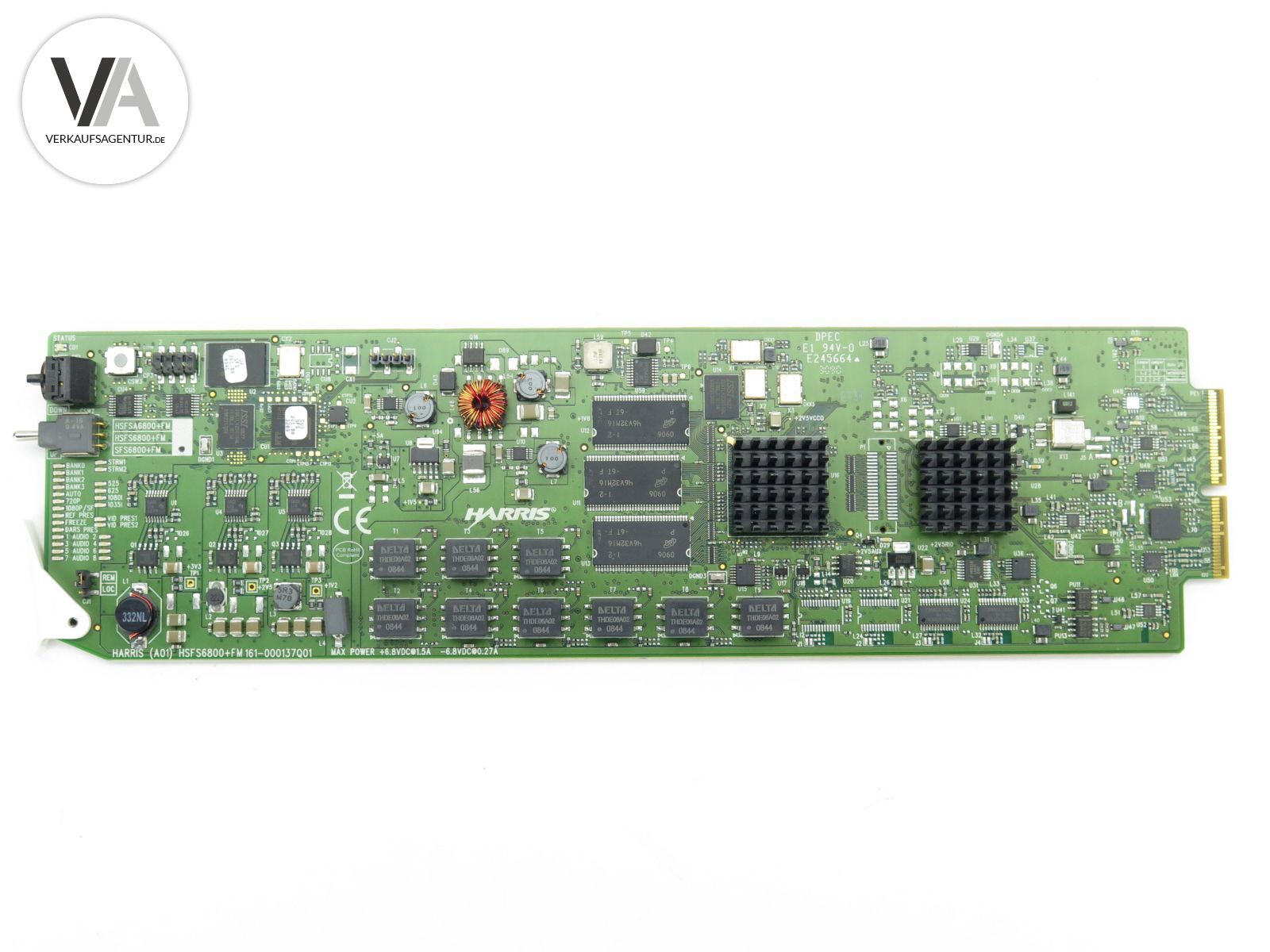 Harris Audio Video Frame Synchronizer Amplifier HSFS6800+FM / SFS6800+FM