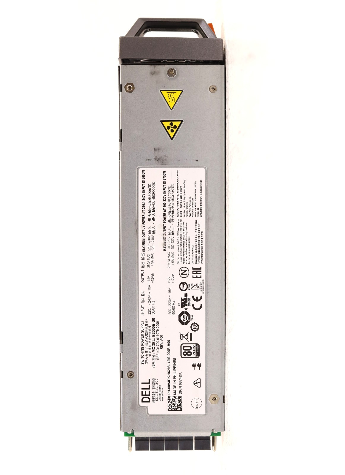 Dell E3000E-S0 3000W Power Supply PowerEdge M1000e Blade Enclosure 08V4DK 8V4DK — photo 4