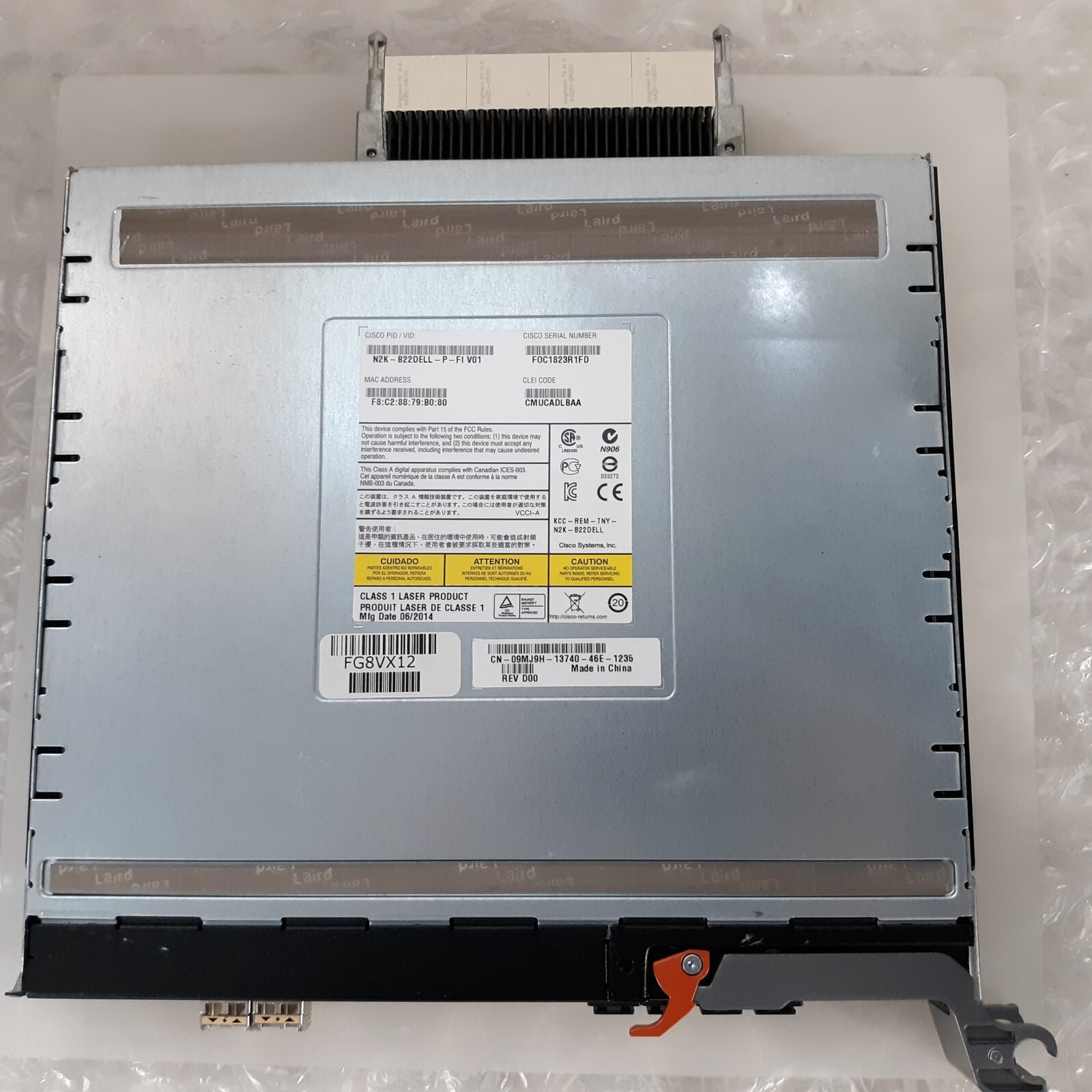 Cisco Nexus B22 N2K-B22DELL-P-FI Blade Fabric Extender Dell PowerEdge M1000e