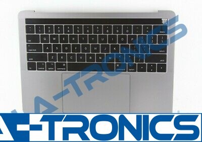 New Apple Macbook Pro 13" A1706 Space Gray Top Case Palmrest Assembly 661-07950