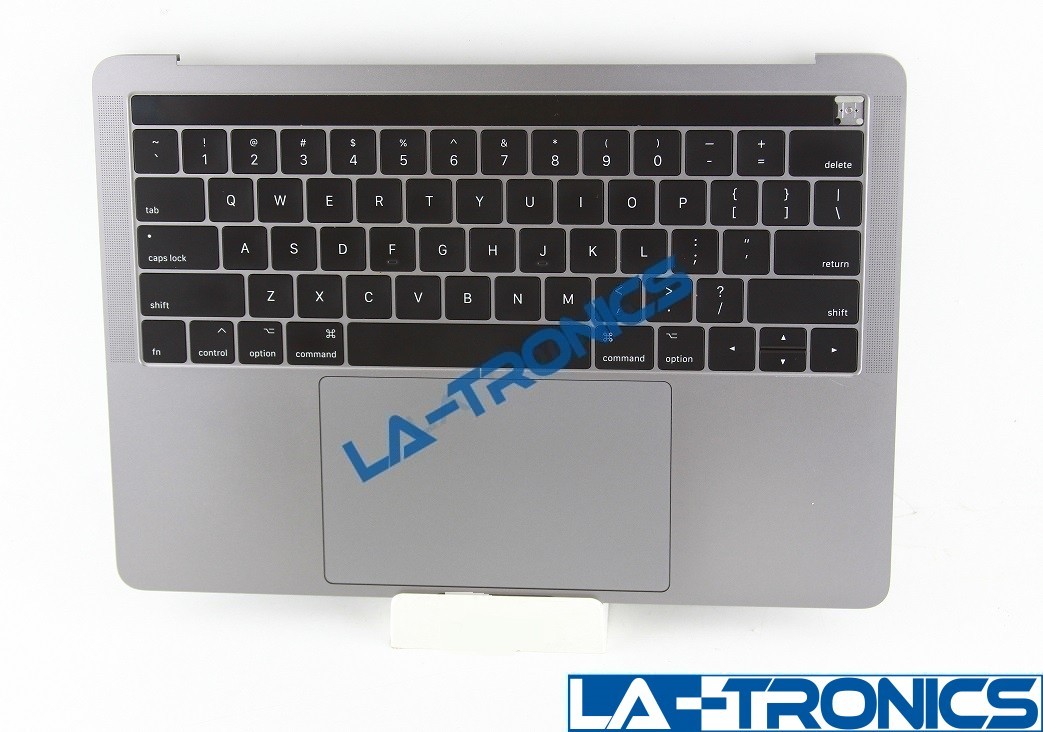 New Apple Macbook Pro 13" A1706 Space Gray Top Case Palmrest Assembly 661-07950 — photo 3