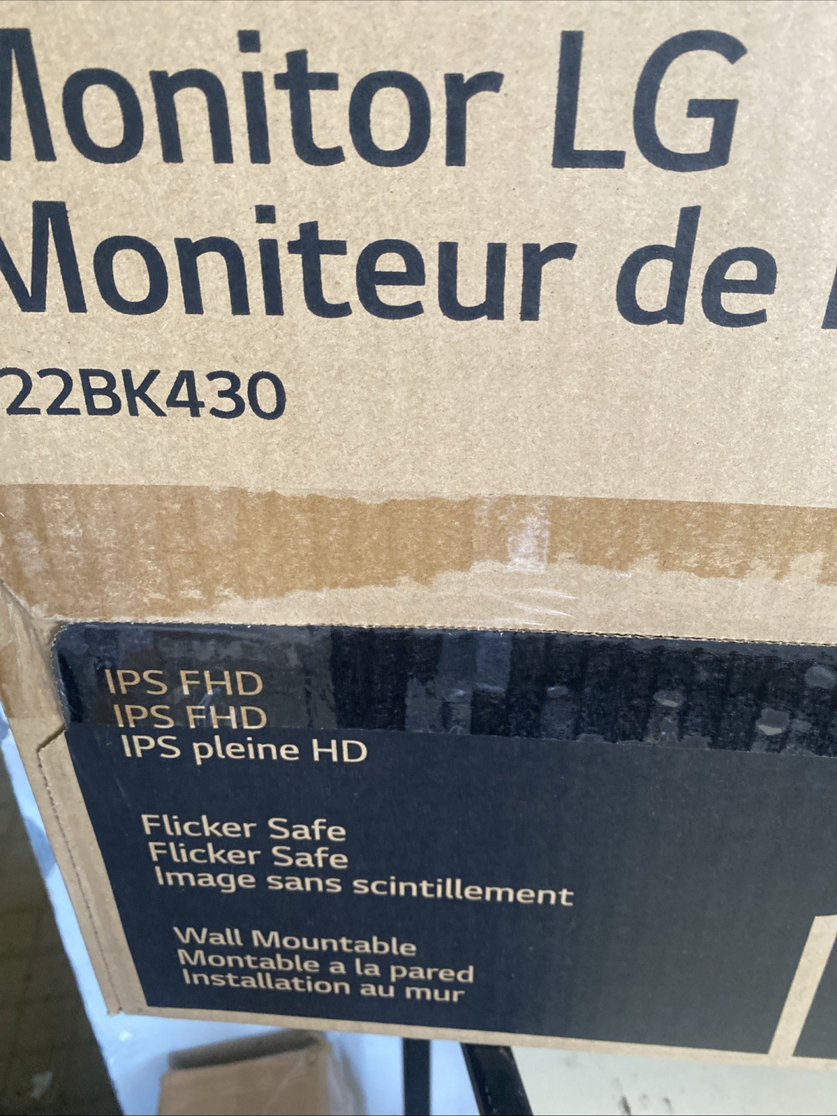 LG 22BK430H-B 22 Inch Widescreen IPS LCD Monitor HDMI, USB-C, VGA 1080p — photo 2