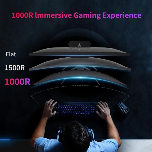 KTC H32S25E 32'' 240Hz 2K Curved Gaming Monitor 1000R VA QHD 4000:1 Contrast — photo 3