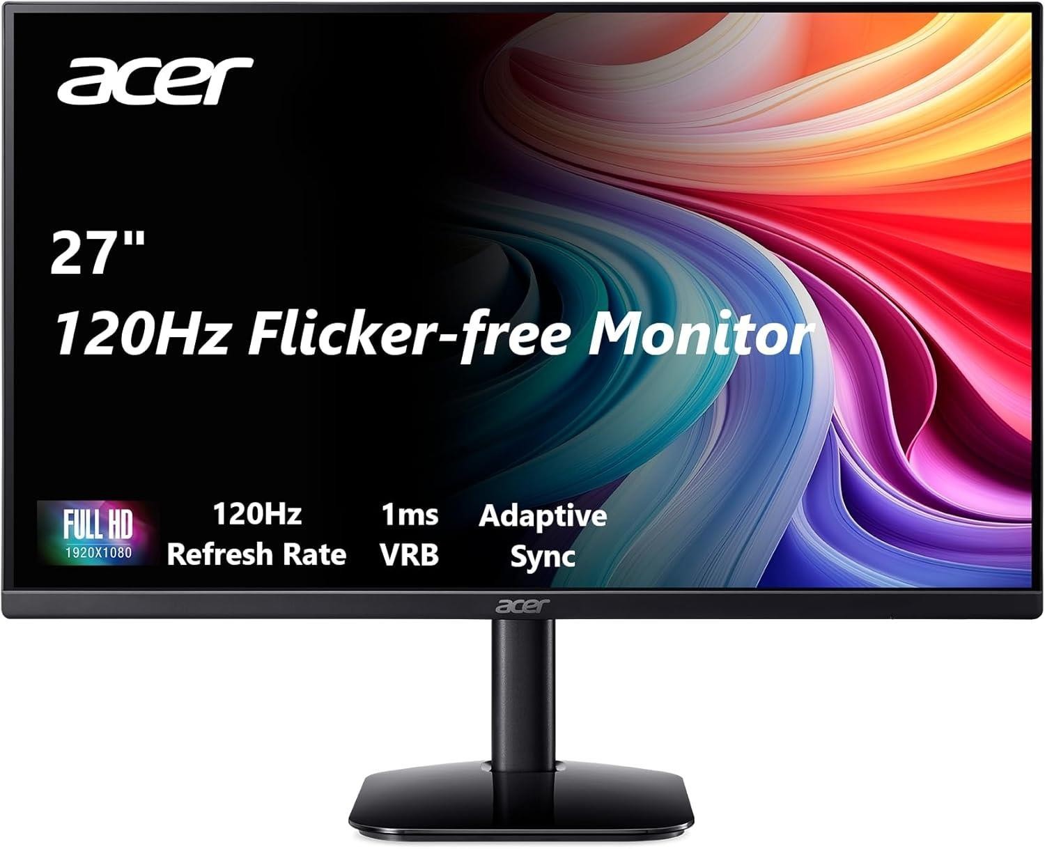 Acer KB272 G0BI 27" Full HD IPS Monitor 120Hz 1 Ms AMD FreeSync LCD