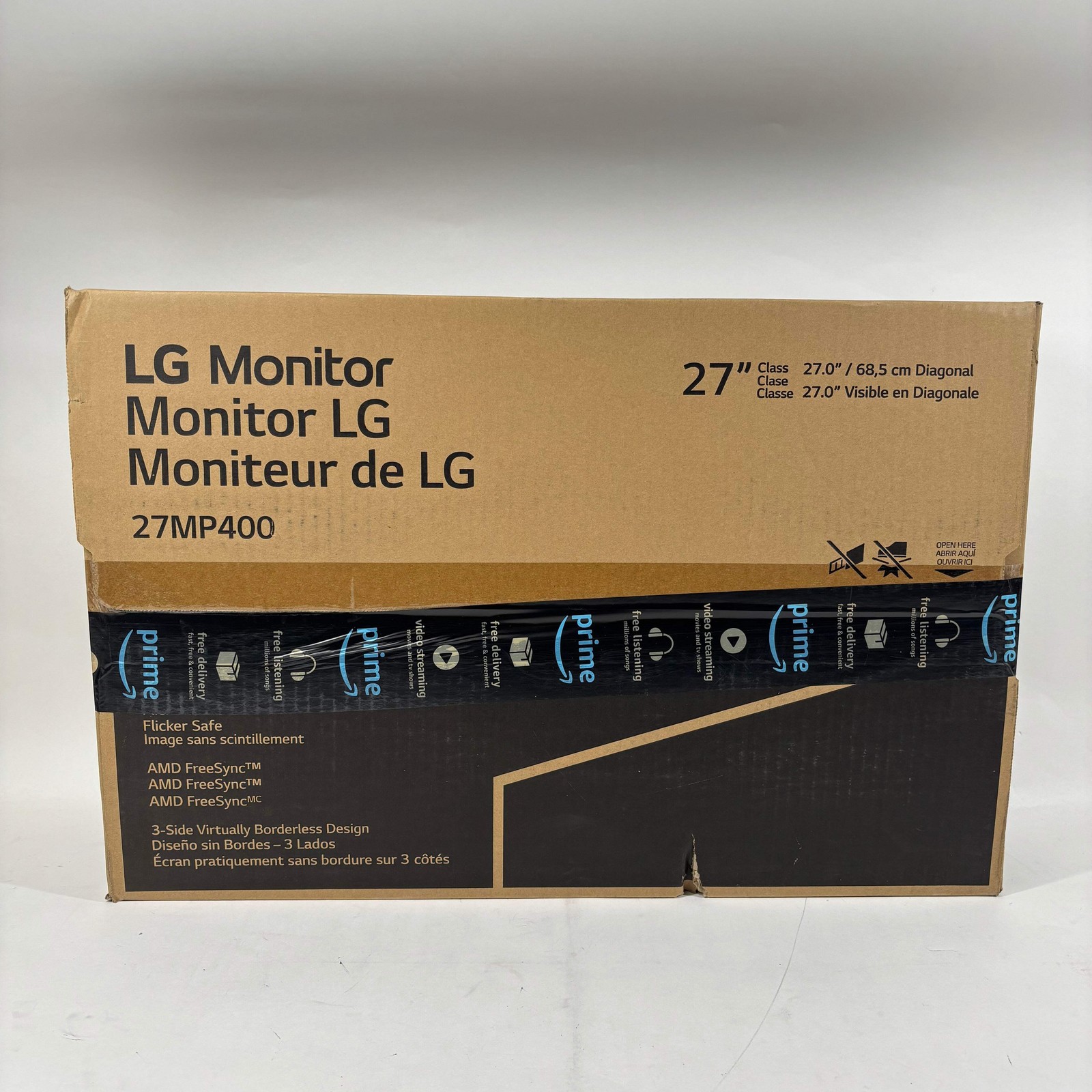 LG 27" 27MP400 Full HD IPS 75Hz FreeSync Gaming Monitor